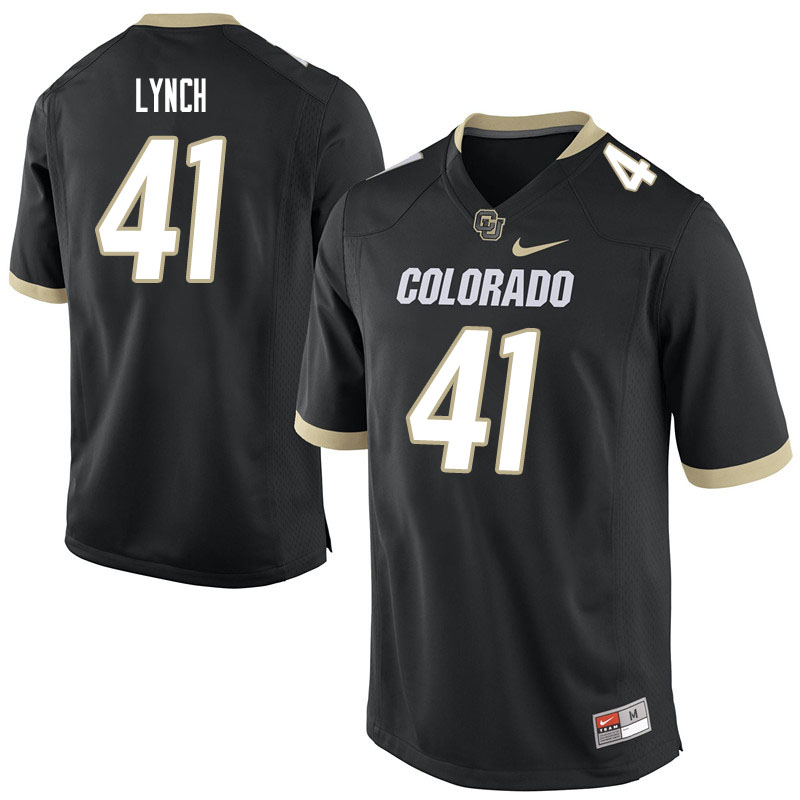 Men #41 Devin Lynch Colorado Buffaloes College Football Jerseys Sale-Black - Click Image to Close